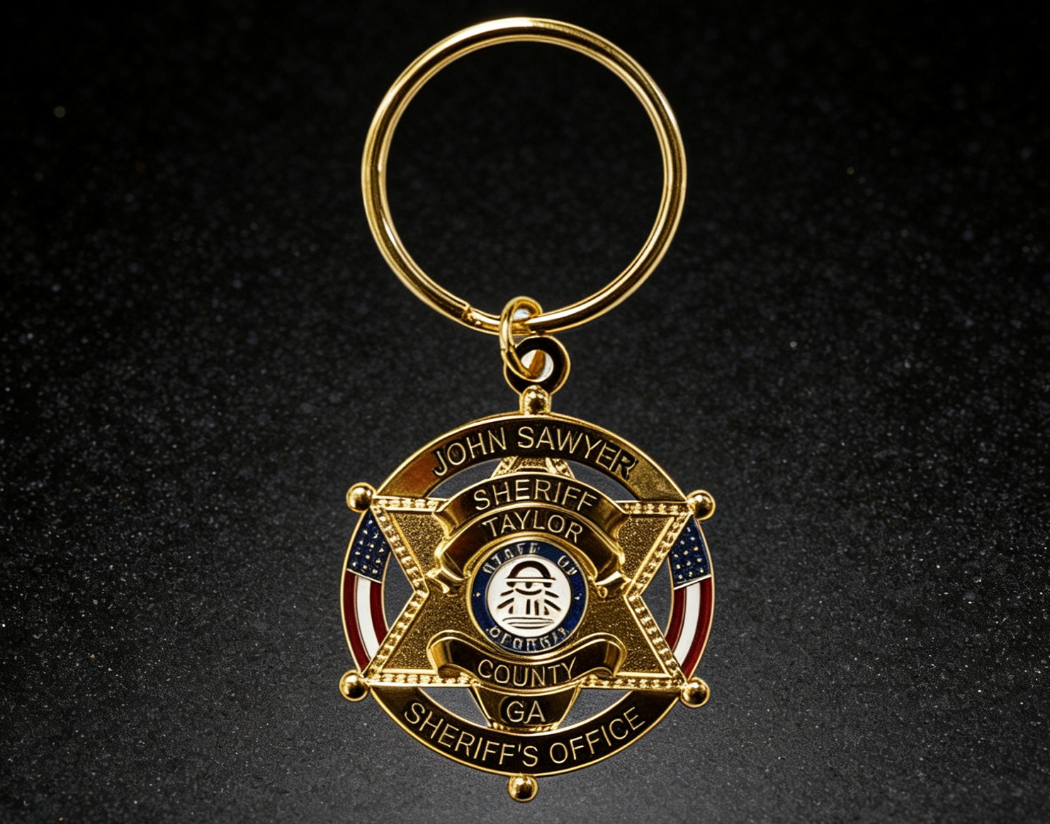 Custom Mental Enamel Keychain